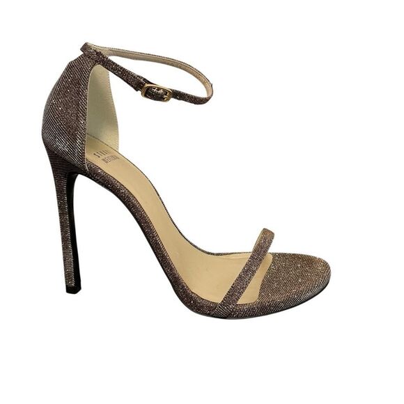 Stuart Weitzman Shoes - Stuart Weitzman Nudist Pyrite Nocturn Heels Silver Bronze 8.5 NEW